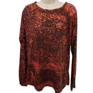 Te Verde Burnout Style Open Back Workout Top Sz L